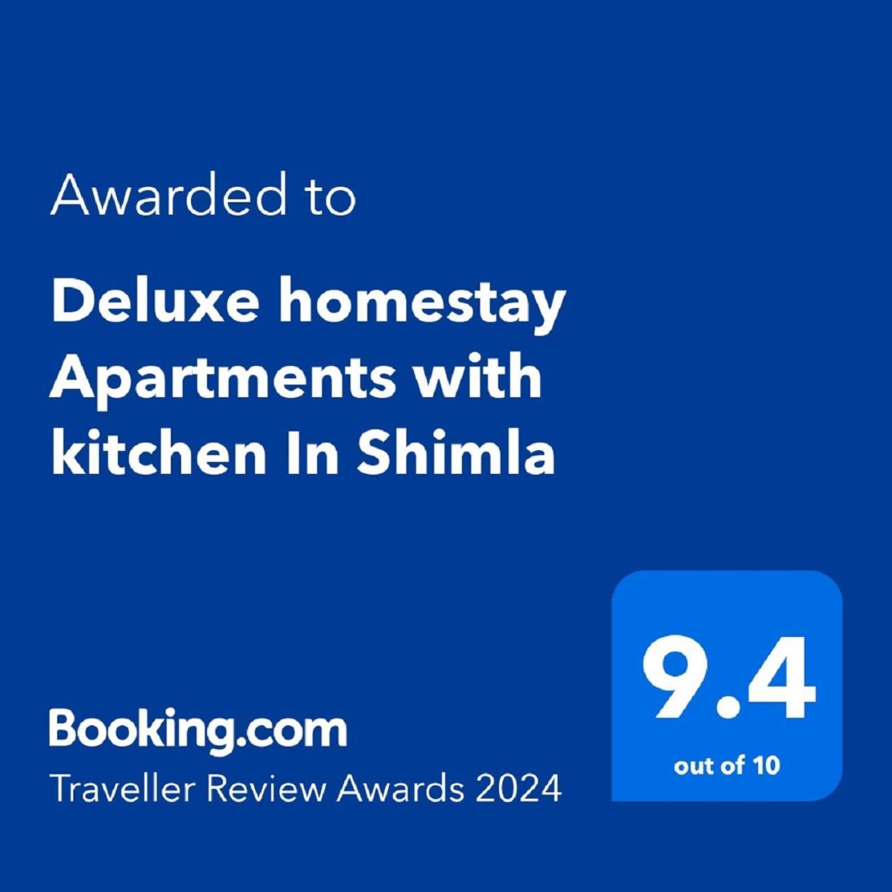 Deluxe Homestay Apartments With Kitchen In Simlá Kültér fotó